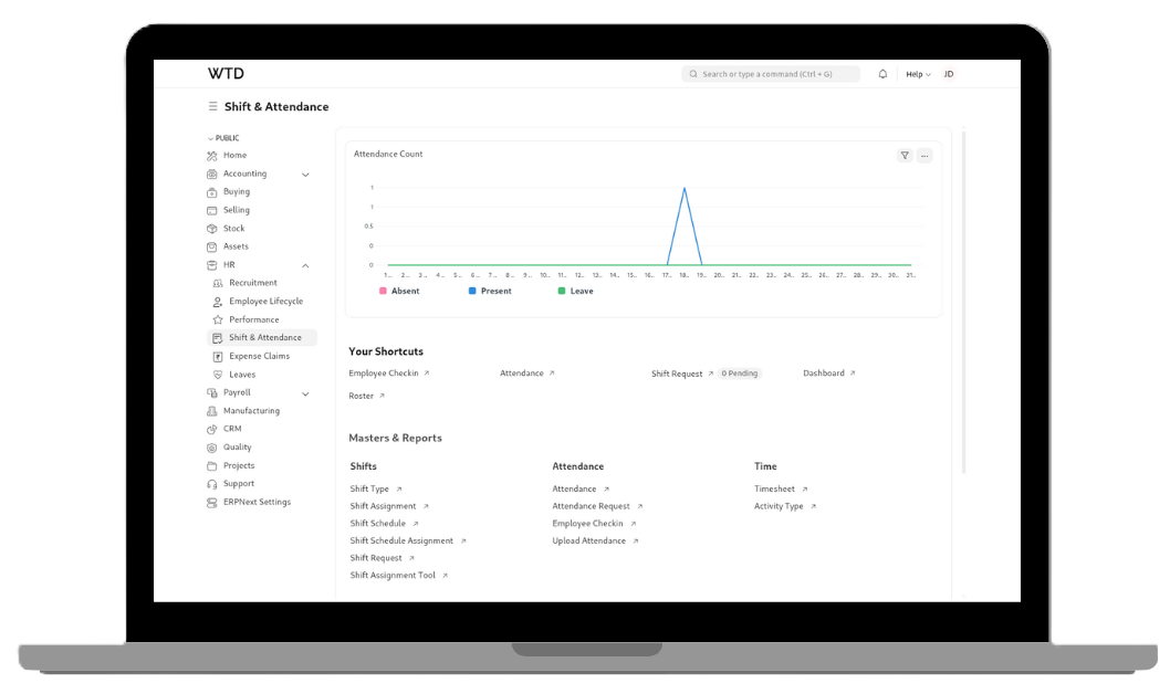 ERP Dashboard